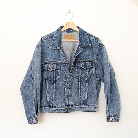 Acid Wash Denim Jacket - Picture 1 of 3